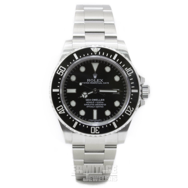 Rolex 116600 Steel on Oyster Black